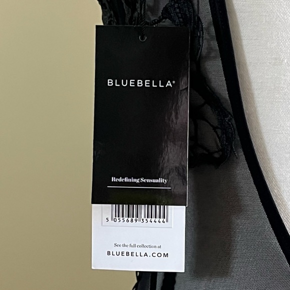 NWT - Bluebella Etienne Black Embroidered Mesh Bodysuit - Small - Picture 13 of 14